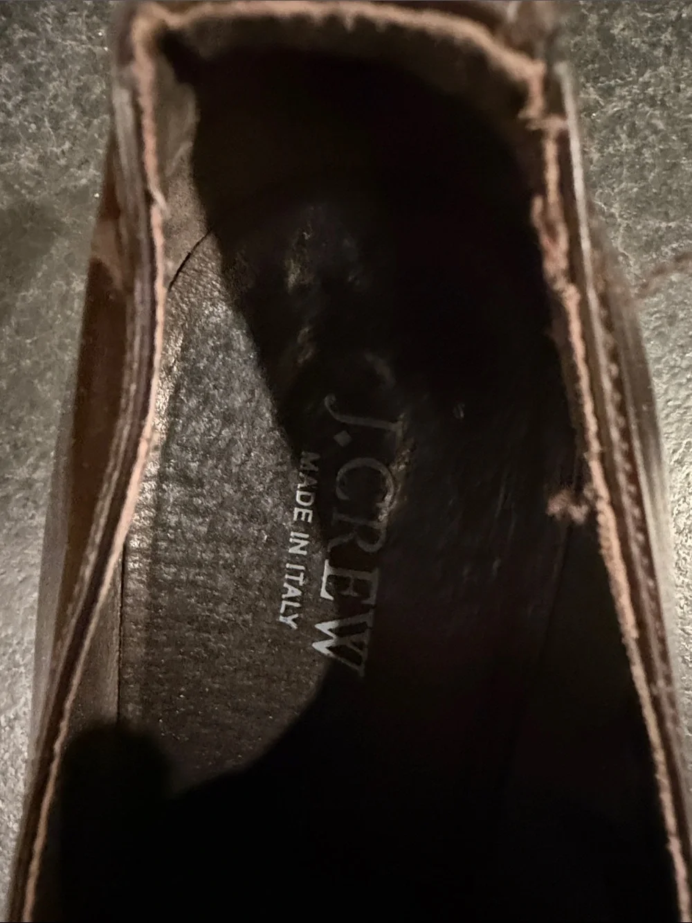 J. Crew Men's Dark Brown Leather Derby Dress Shoe